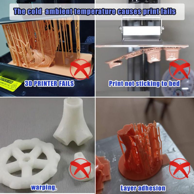 Mini calentador para impresora 3D Youyoute controlador de temperatura