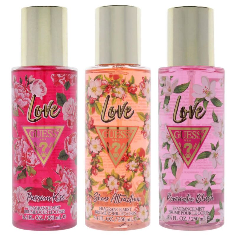 Perfume Guess Love Kit para mujer Eau de Parfum set de 3 piezas