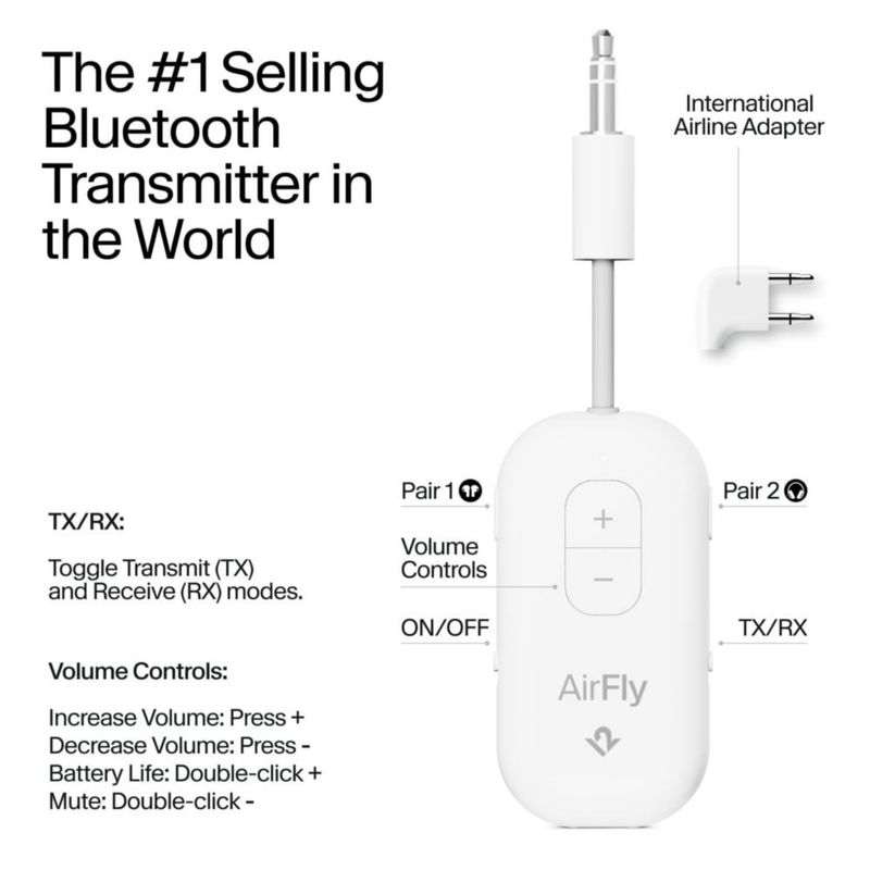 Adaptador Bluetooth Twelve South AirFly Pro 2 Deluxe