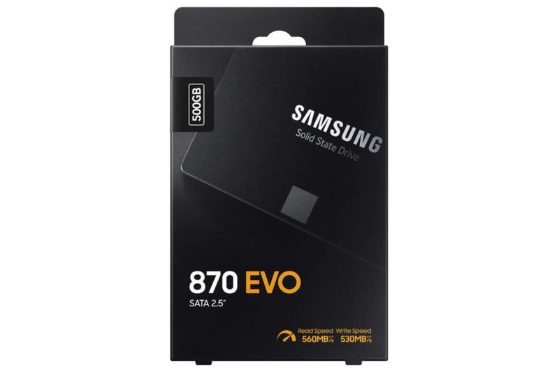 Unidad de estado sólido Samsung 870 EVO SATA 500GB 2.5" Negra