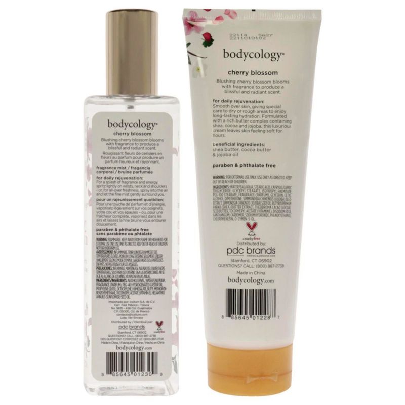 Set de perfume y crema corporal Bodycology Cherry Blossom 240ml