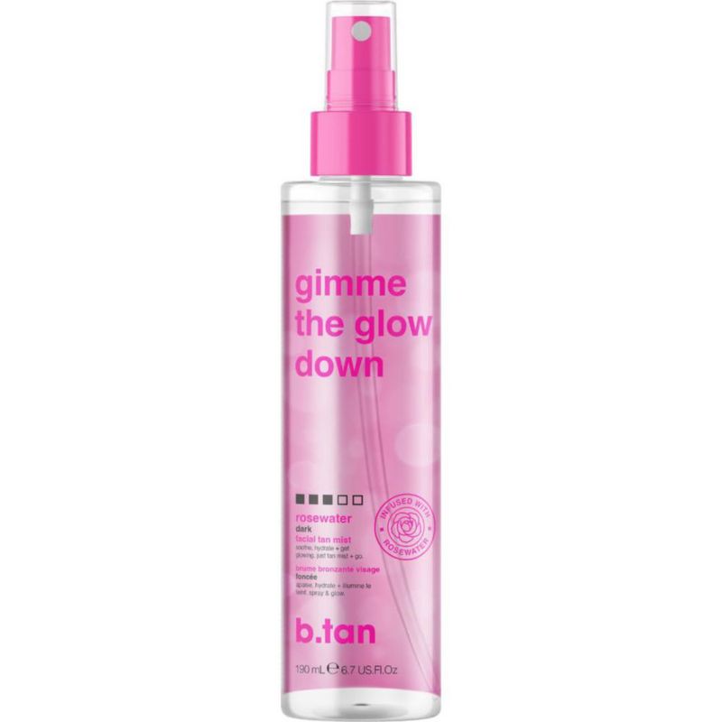 Autobronceador B.TAN 190 ml Nebulizador Vegano con Agua de Rosas