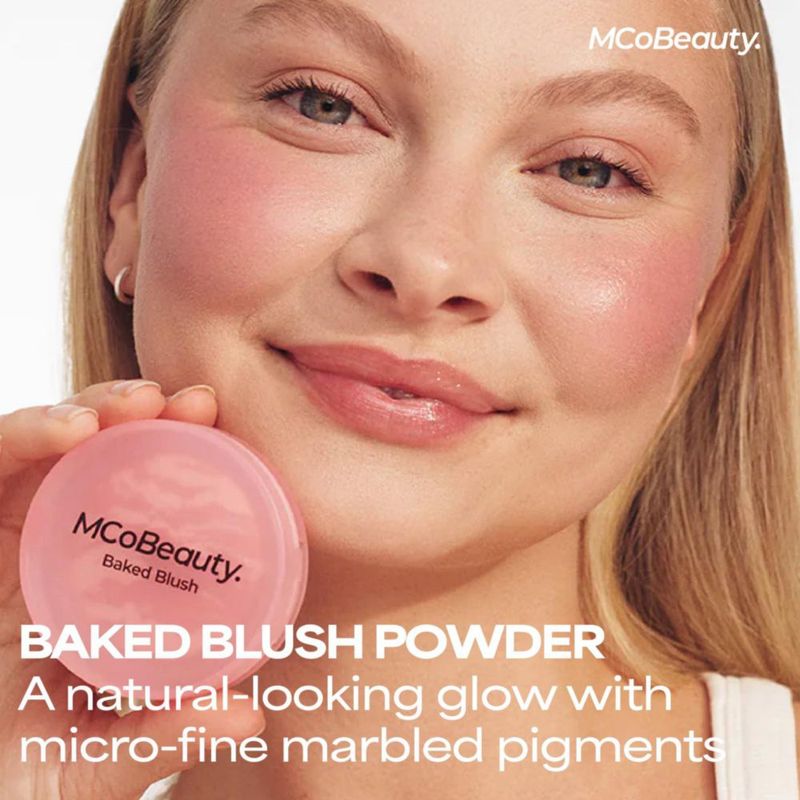 Rubor MCoBeauty Baked Rosa Frío 2 en 1