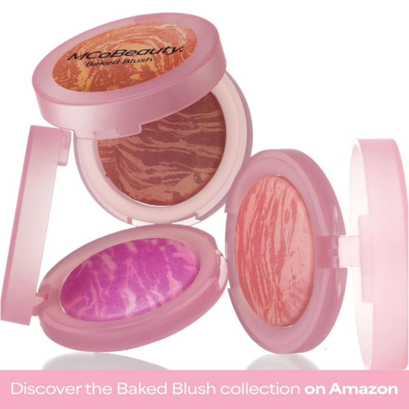 Rubor MCoBeauty Baked Rosa Frío 2 en 1