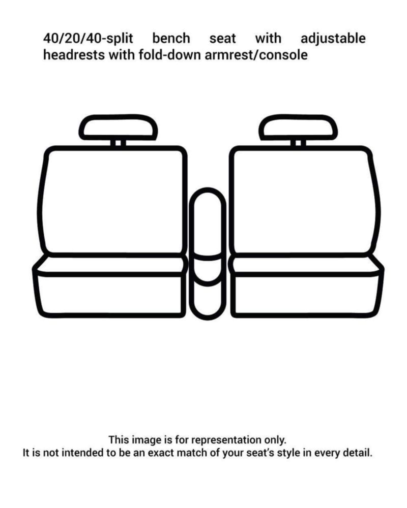 Funda de asiento Covercraft SC3443CAGY Ford F-150 2015-2018