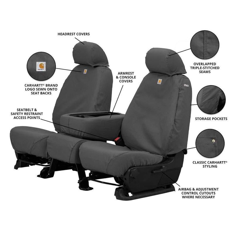 Funda de asiento Covercraft SC3443CAGY Ford F-150 2015-2018