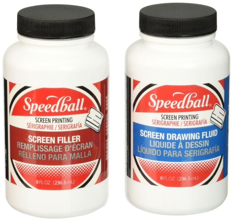 Fluido y Relleno para Pantalla Speedball 236 ml – Juego de 2