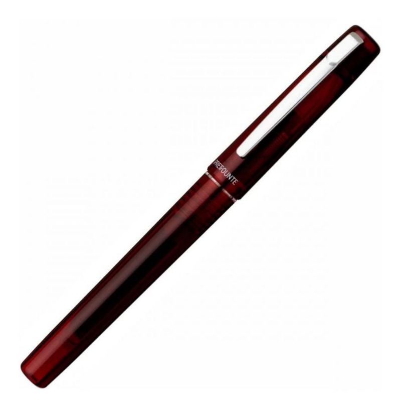 Pluma estilográfica PLATINUM Prefounte Fine rojo carmesí
