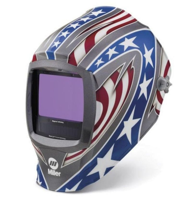 Casco Miller Digital Infinity Estrellas y Rayas 4X