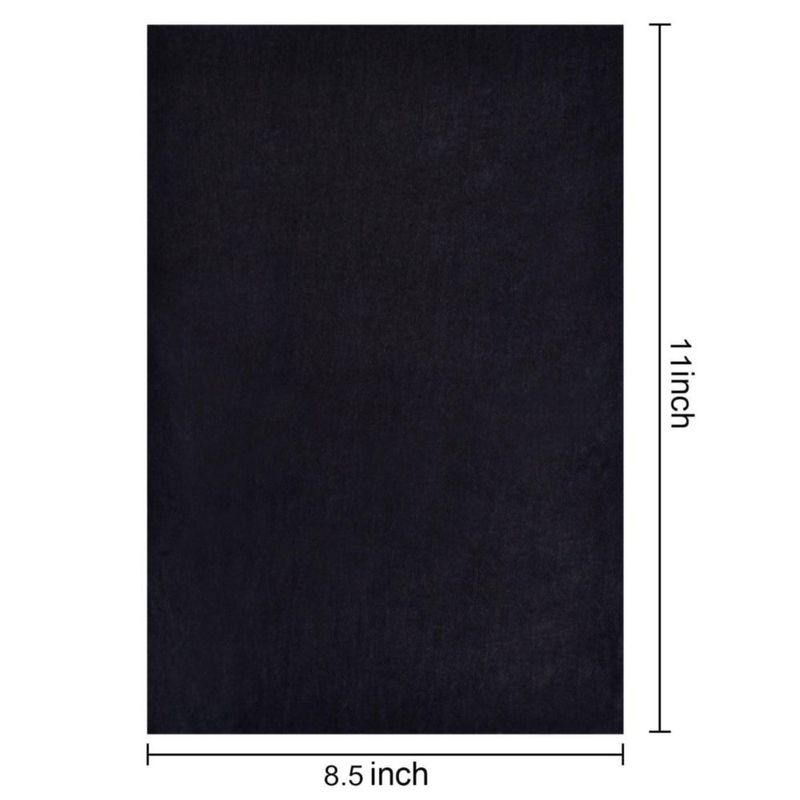 Papel de Transferencia Hotop 216 x 279 cm 100 Hojas Negro