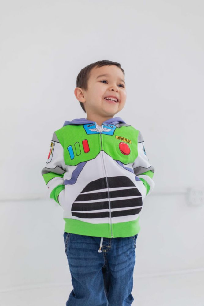 Sudadera con capucha Disney Pixar Buzz Lightyear blanca talla 6