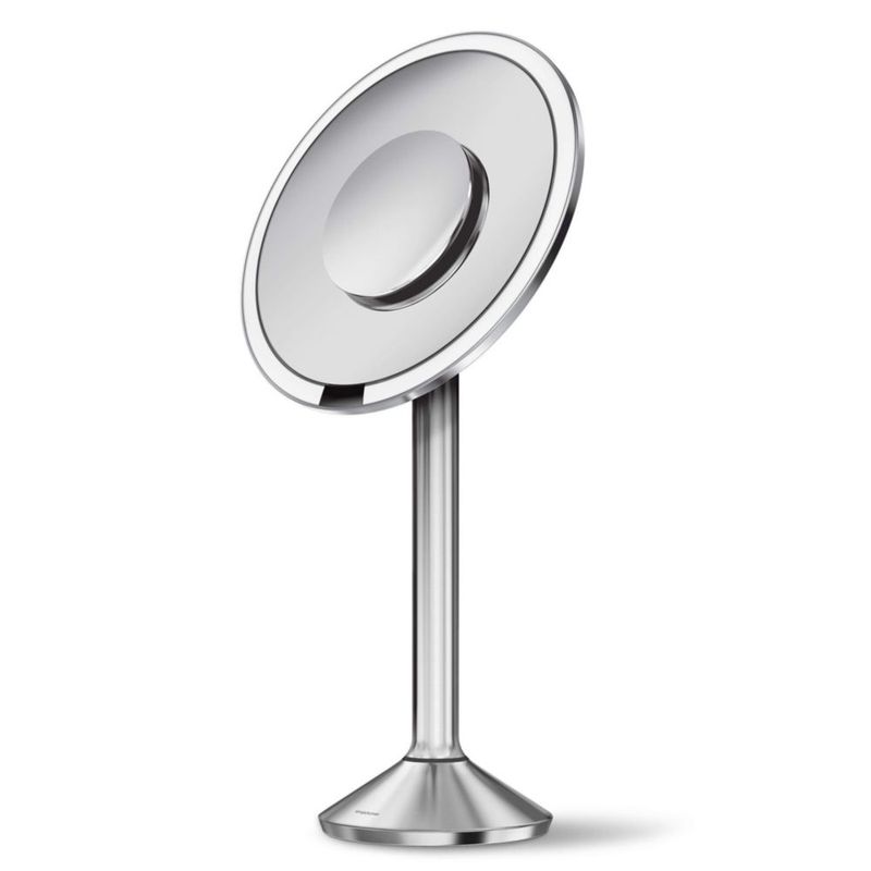 Espejo de maquillaje simplehuman 20 cm Sensor 5x 10x recargable
