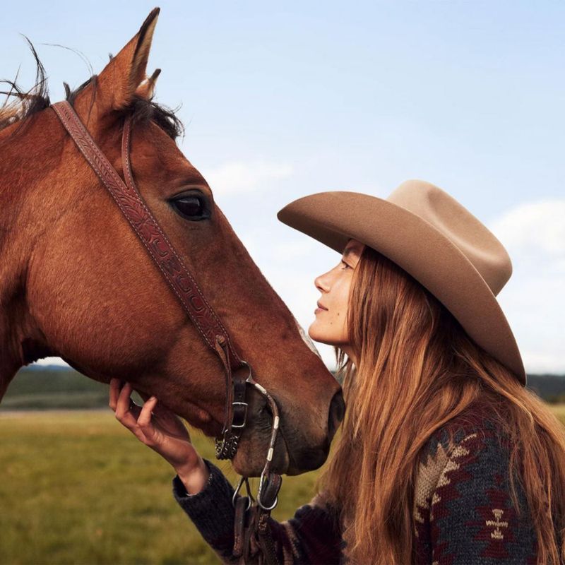 Sombrero Stetson 6X Skyline de fieltro Sahara 53 cm