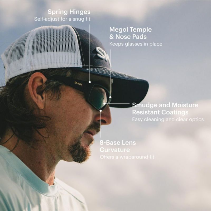 Gafas de sol SMITH Guide’s Choice – Lentes amarillos para baja luz
