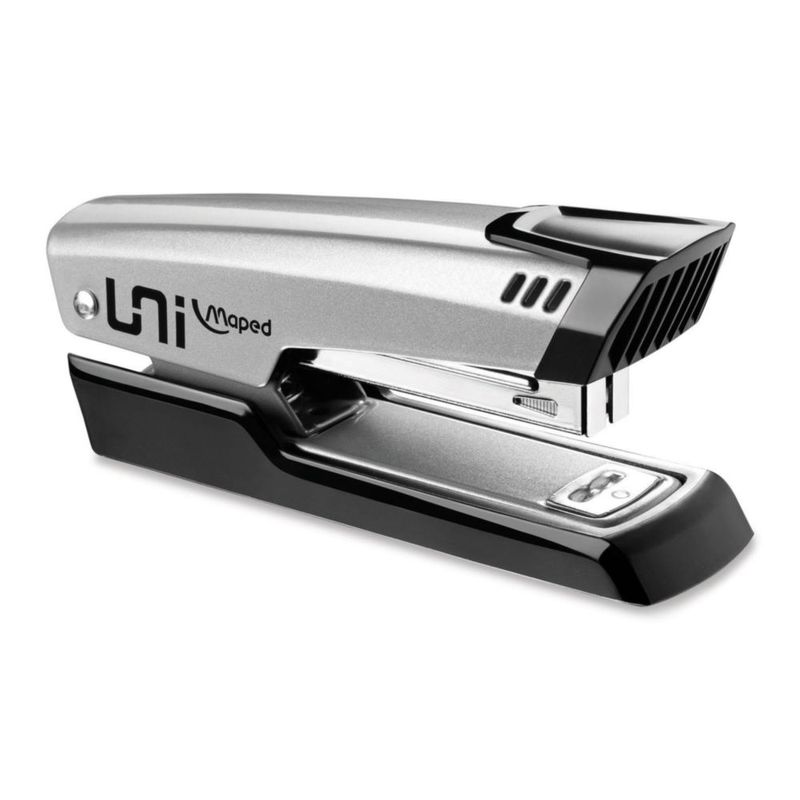 Engrapadora Maped Universal de Media Tira de Metal – 60 mm y 400 grapas de colores surtidos