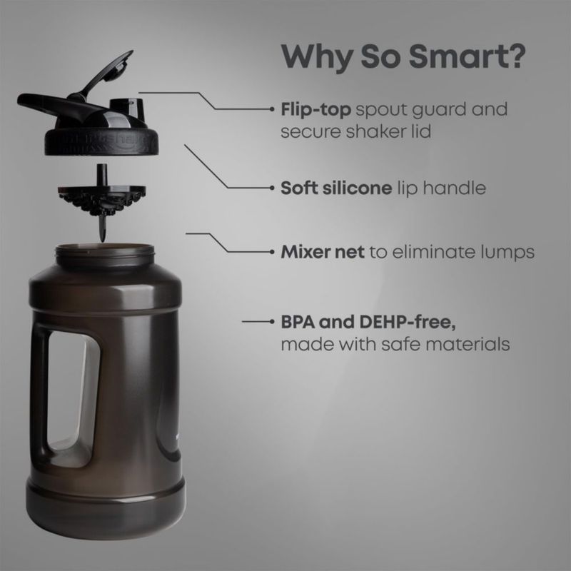 Botella Smartshake 2100 ml a prueba de fugas