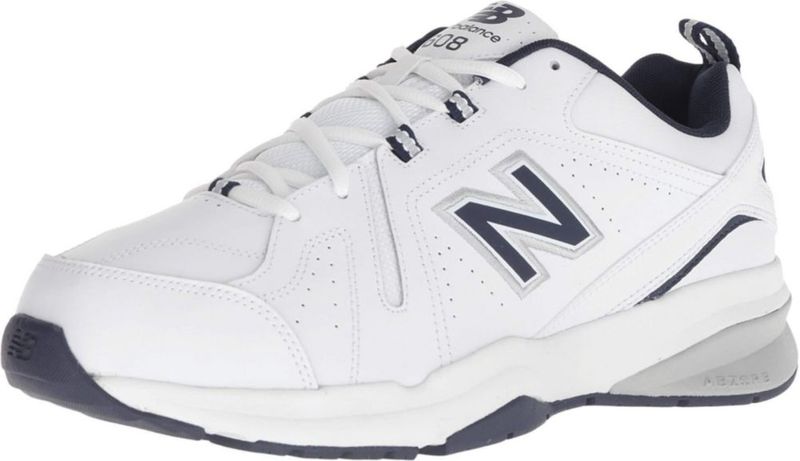 Zapatillas New Balance 608 V5 Blanco/Azul Marino 16 (ancho amplio)