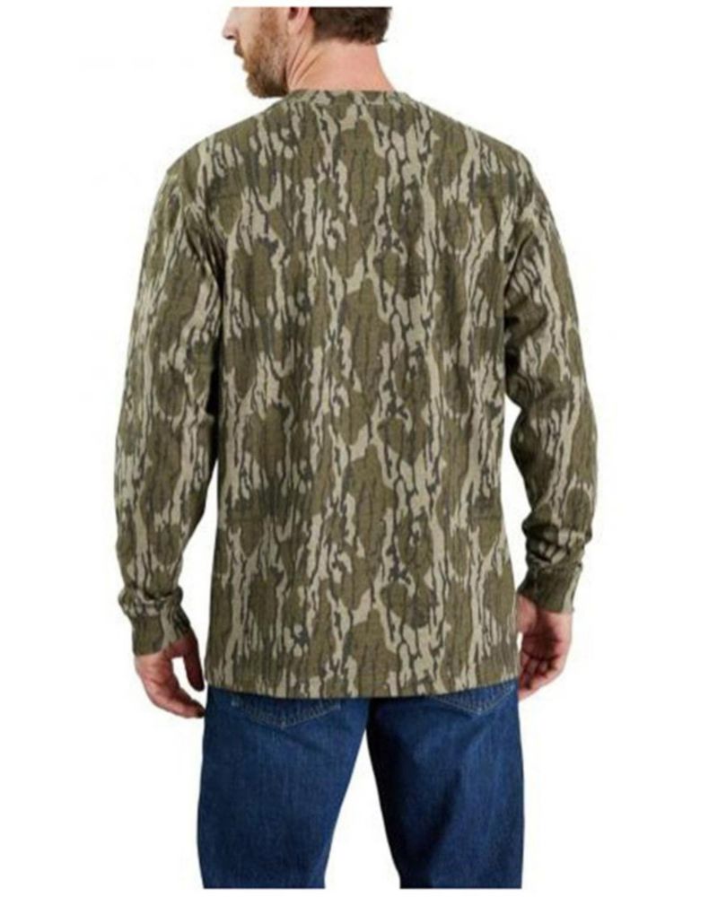 Camiseta Carhartt grande con logo Mossy Oak camuflaje