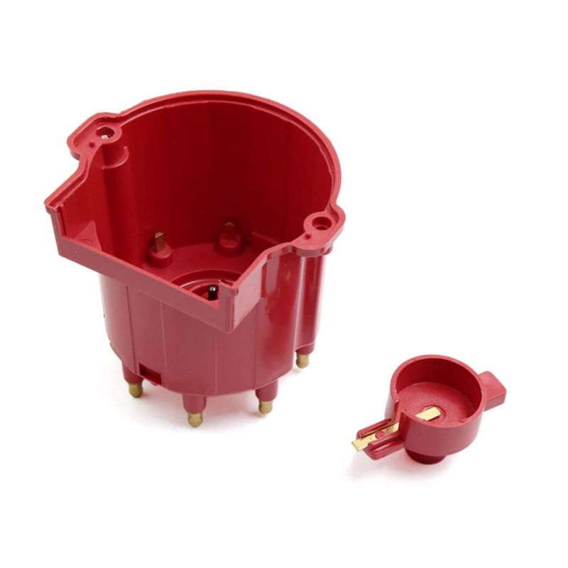 Tapa del distribuidor y rotor uxcell 12 V para motor de 8 cilindros