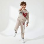Conjunto Marvel de 2 piezas: sudadera con capucha y pantalón Spider‑Man para niños