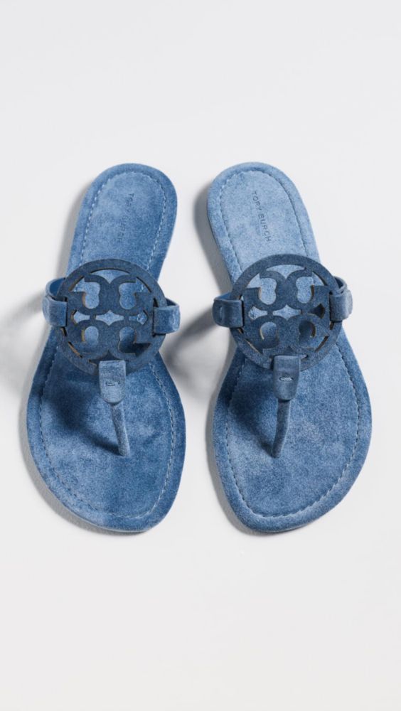 Sandalia Tory Burch Miller Azul Suave 7 US