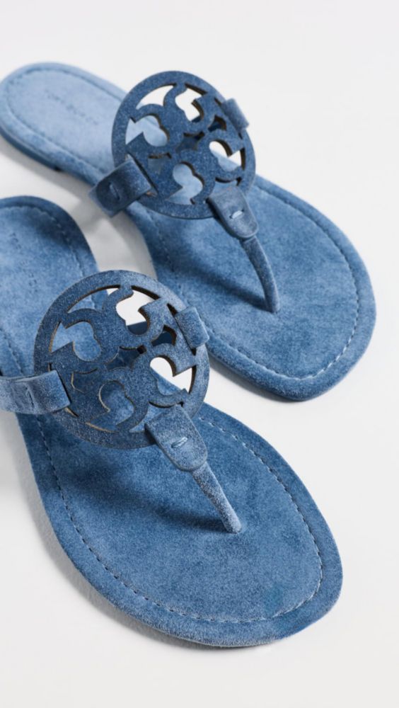 Sandalia Tory Burch Miller Azul Suave 7 US