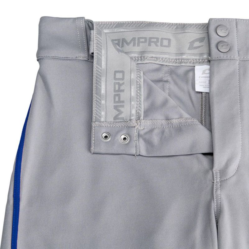 Pantalones de béisbol CHAMPRO Juvenil Talla Pequeña Gris/Azul Royal