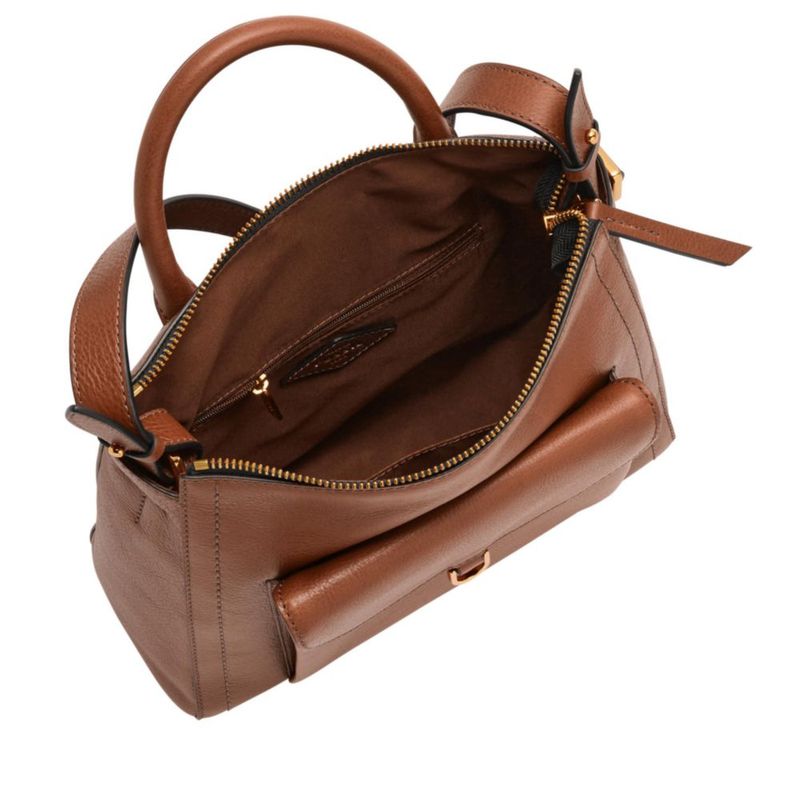 Mochila Bolso Fossil Parker LiteHide™ Cuero Marrón Medio