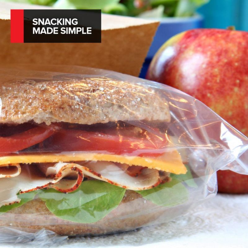 Bolsas para sándwiches Stock Your Home 400 unidades con cierre plegable