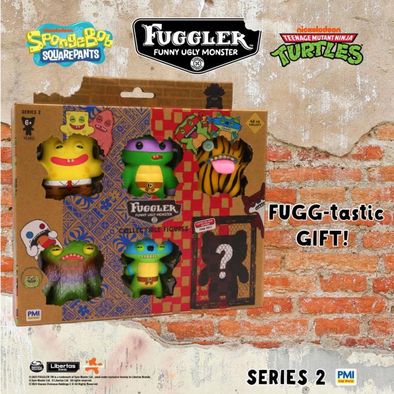 Figuras de peluche P.M.I. Fuggler Serie 2 surtido B paquete de 6