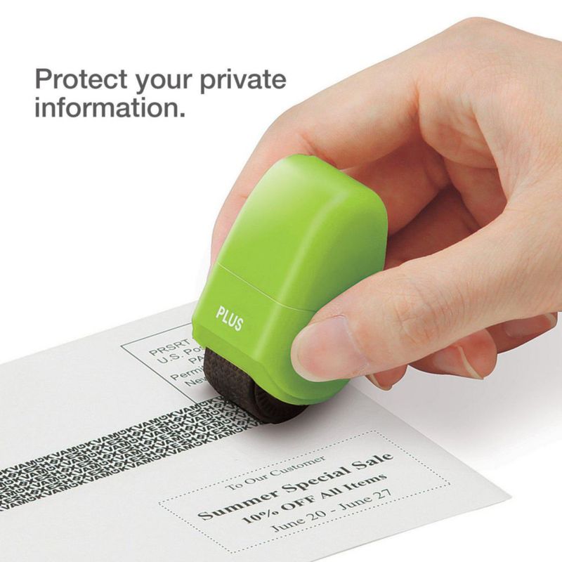Recambio de sello de goma PLUS para protección de identidad (paquete de 3)