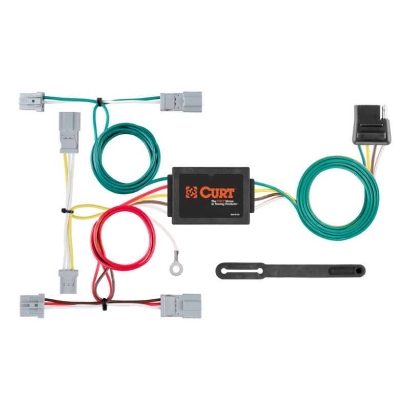 Arnés CURT 4 vías plano para Honda Civic/Fit/Accord/Mazda