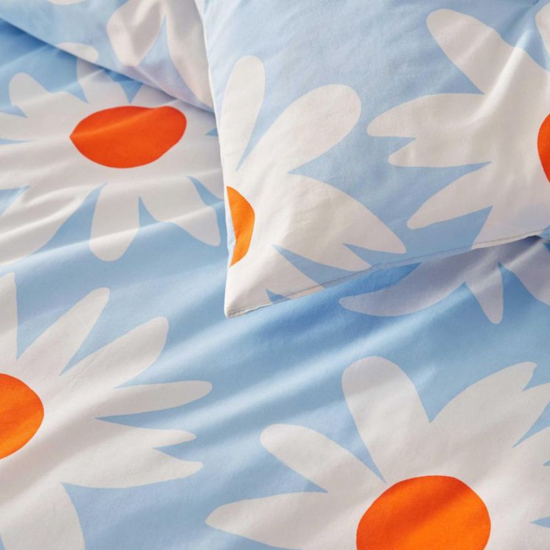 Juego de Edredón MARIMEKKO King 270x234 cm Algodón Percal