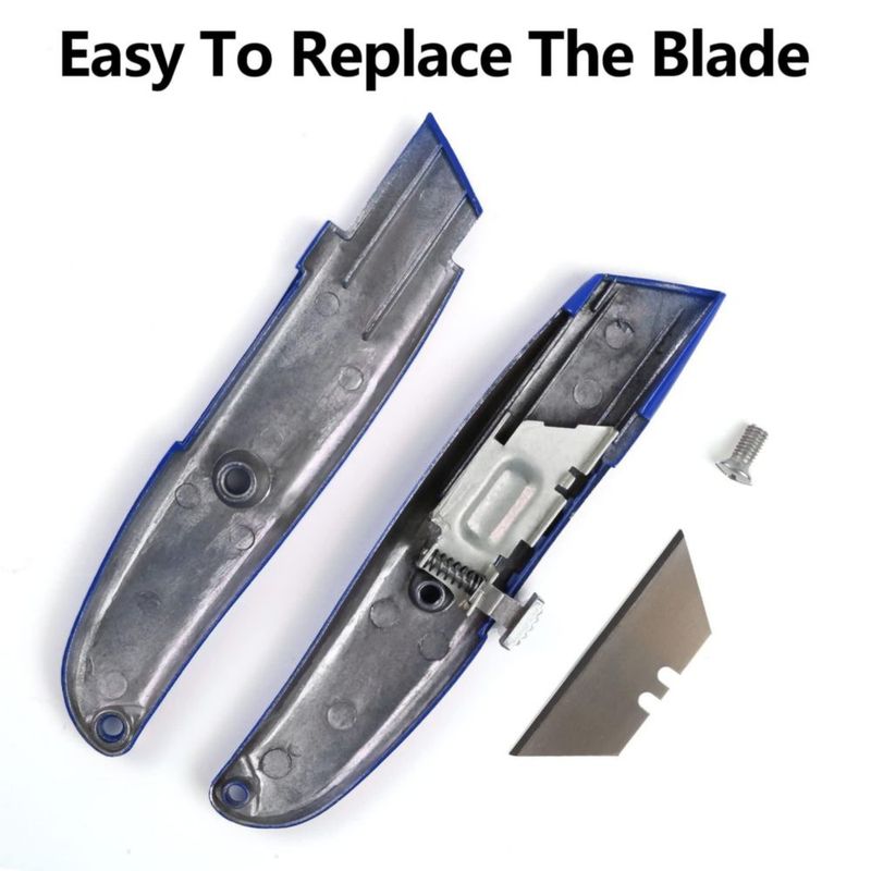 Cuchillo Multiusos DIYSELF Pack de 2 Azul Retráctil