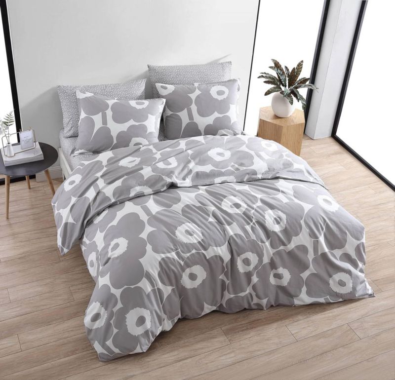 Funda Nórdica MARIMEKKO Queen de Algodón con Cierre de Botones