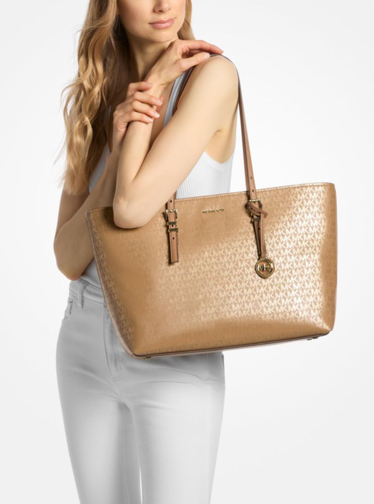 Bolso tote grande Michael Kors Quinn de cuero nappa