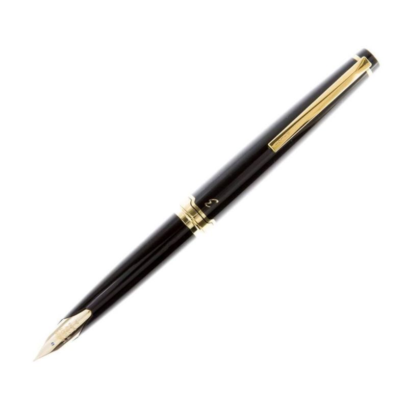 Pluma estilográfica PILOT E95s de punta fina negro/oro