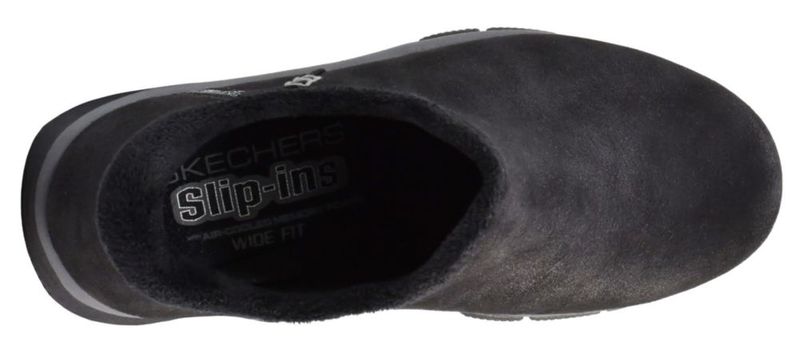 Bota para mujer Skechers Easy Going-Modern Hour negra talla 11 ancha