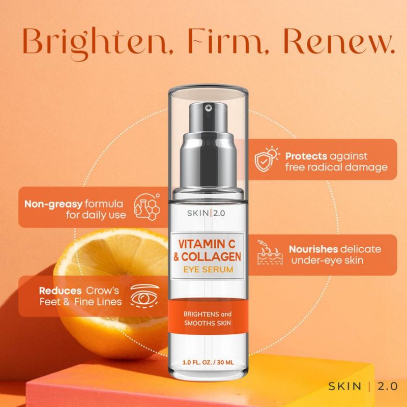Suero para el contorno de ojos Skin 2.0 Vitamina C y Colágeno 30 ml