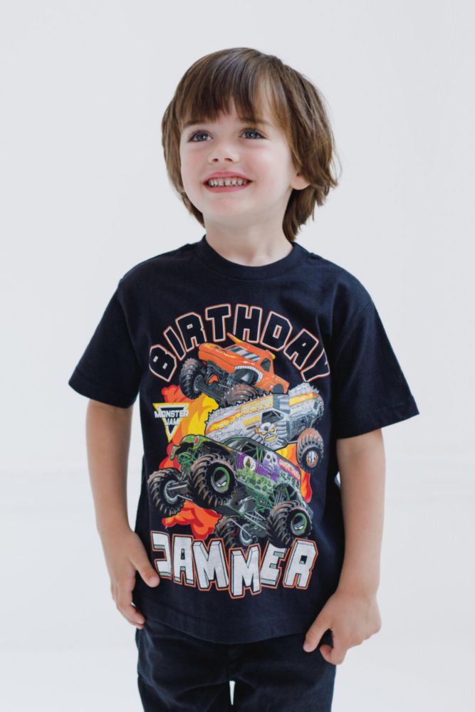 Camiseta Monster Jam Grave Digger “Birthday Jammer”