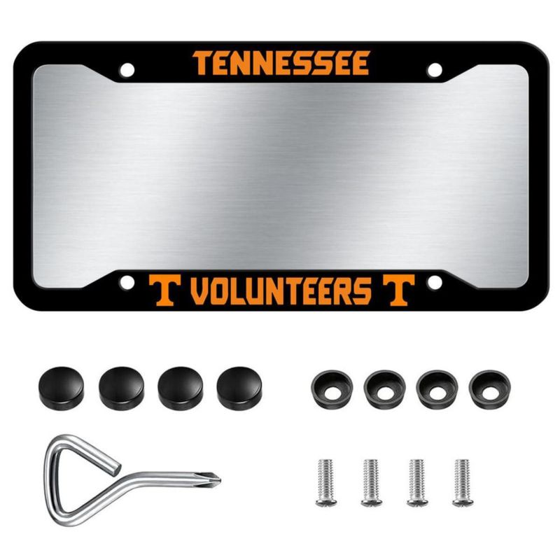 Marco para matrícula genérico Tennessee Volunteers negro mate