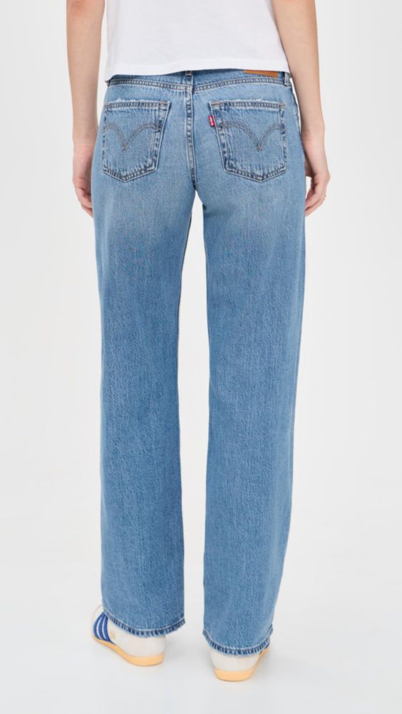 Pantalones Levi's Mujer 32/32 Corte Bajo y Holgado en Tencel