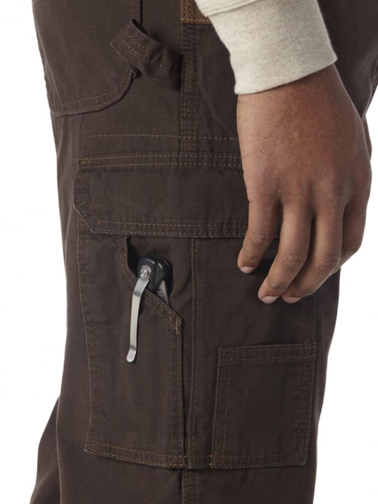 Pantalones de trabajo Wrangler Ranger 34W x 32L color marrón oscuro