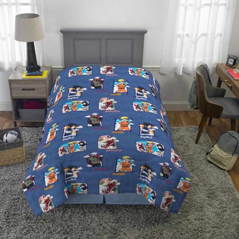 Juego de cama Franco Twin/Full 183x218 cm Naruto Anime