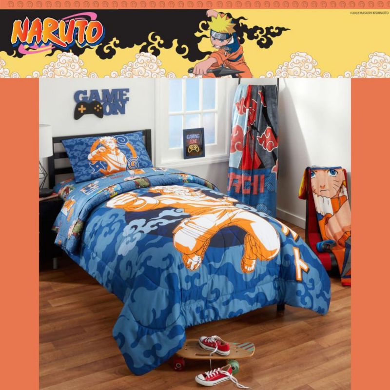 Juego de cama Franco Twin/Full 183x218 cm Naruto Anime