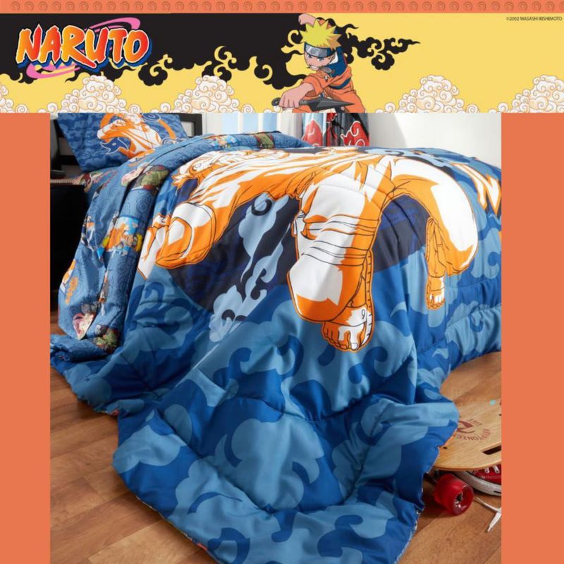 Juego de cama Franco Twin/Full 183x218 cm Naruto Anime