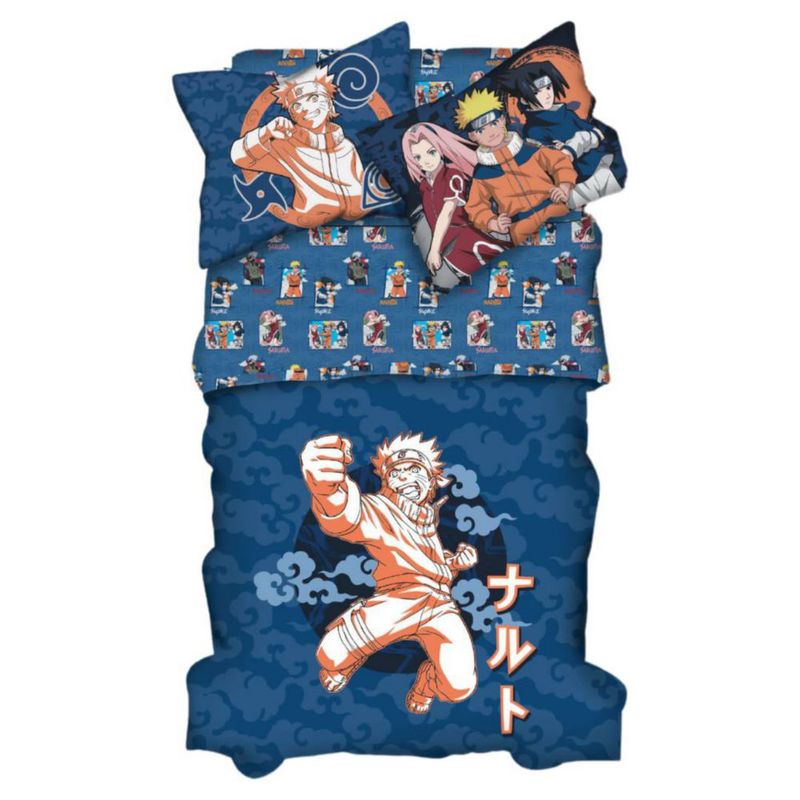 Juego de cama Franco Twin/Full 183x218 cm Naruto Anime