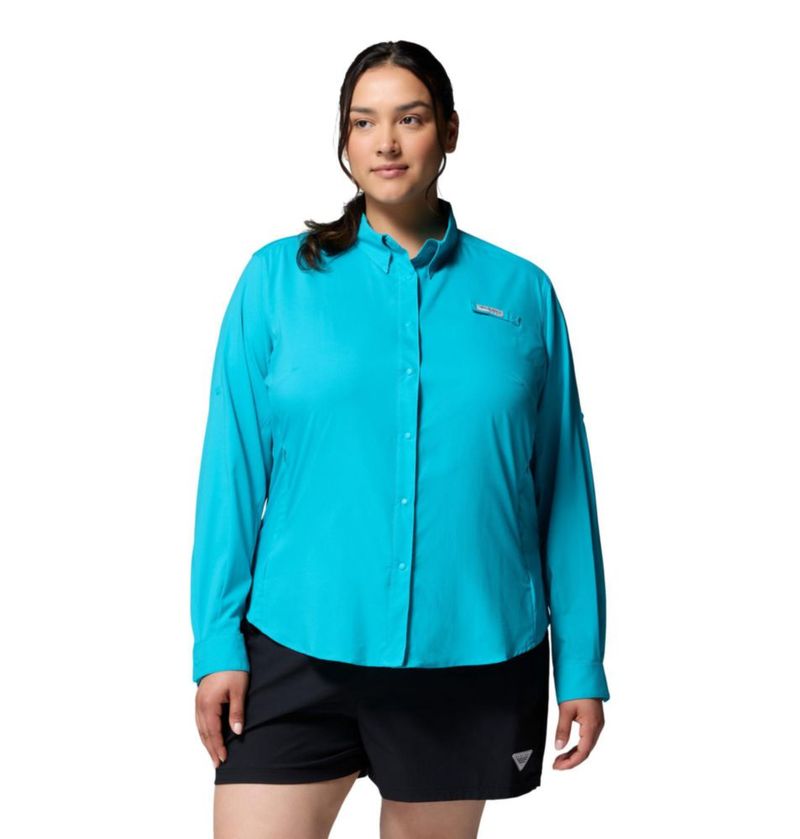 Camisa de pesca Columbia PFG Tamiami II de manga larga para mujer