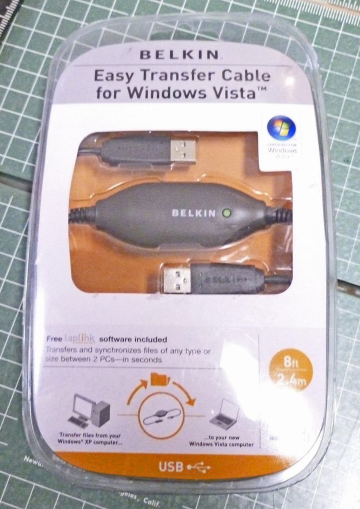 Cable de Transferencia Belkin 24 m para Windows Vista