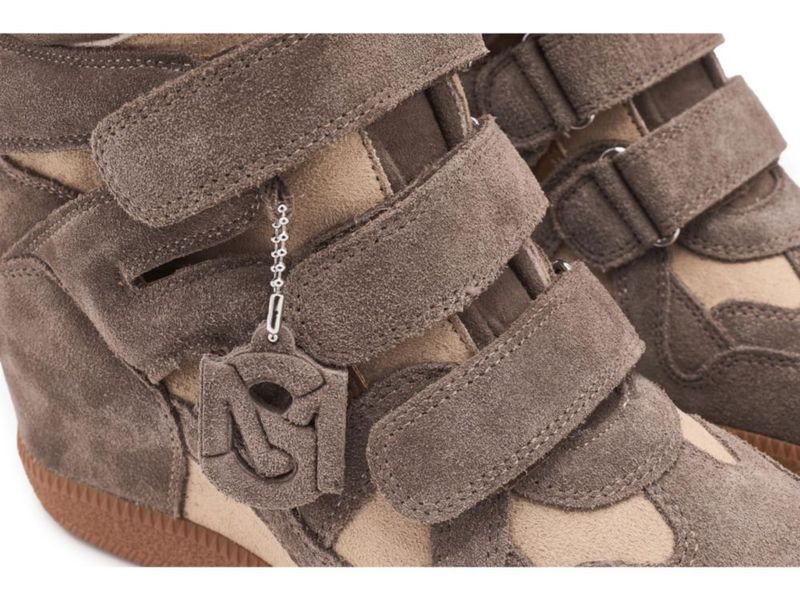 Zapatillas deportivas Steve Madden Mavis de gamuza color topo talla 11